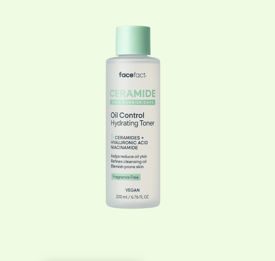 Face Facts Ceramide Oil Control Hydrating Toner 200ml - Toners & Seums skincare product