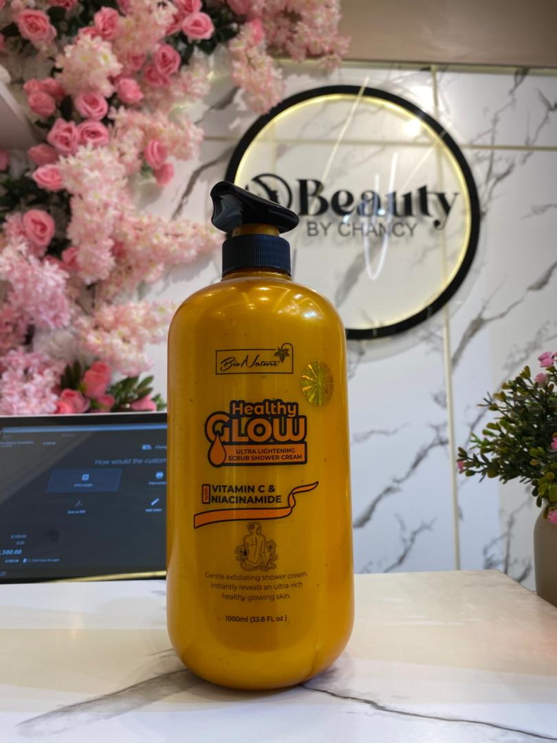 BioNature Healthy Glow Body Wash 1000ml - Body Wash & Shower Gels skincare product