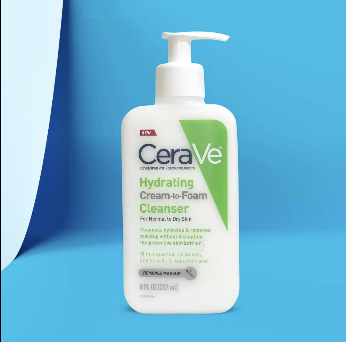 Cerave Hydrating Cream to Foam Cleanser 236ml - Face Wash / Cleansers / Micellar Cleansing Water skincare product